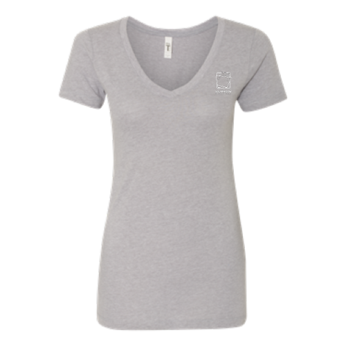 SquareCowMovers - Next Level Ladies V-Neck Tee