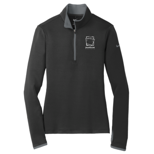 SquareCowMovers - PRINTED - Nike Golf Ladies Dri-FIT Stretch 1/2-Zip Cover-Up