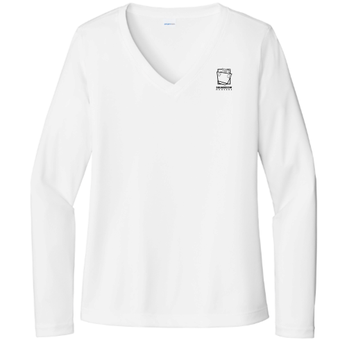 SquareCowMovers - Sport Tek Ladies Long Sleeve V Neck Competitor Tee