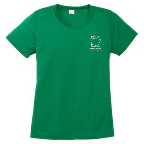 SquareCowMovers - Sport Tek Ladies Competitor Tee Green