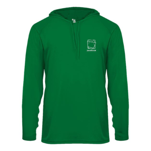 SquareCowMovers - B-Core Long Sleeve Men's Hooded T-Shirt